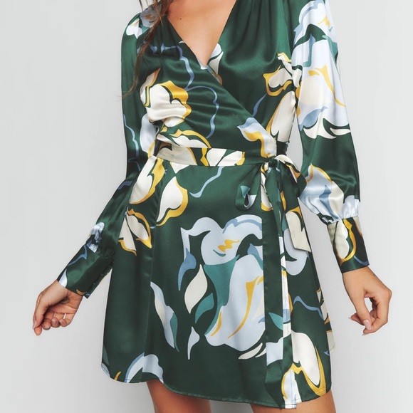 REFORMATION| Chrisley Silk Dress - Picture 6 of 7